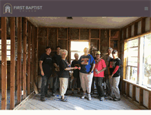Tablet Screenshot of firstbaptistcolumbusga.com